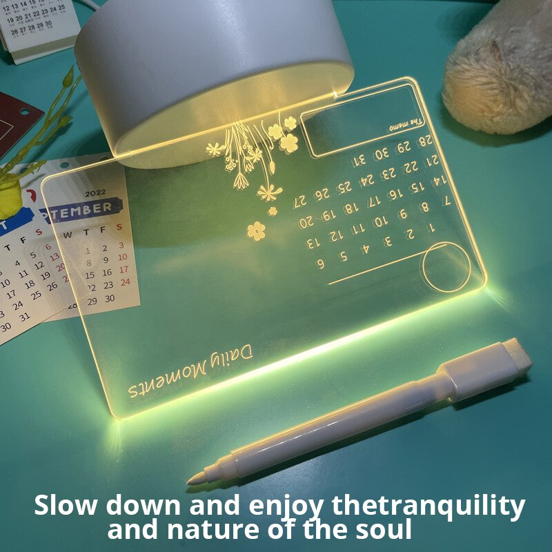 Luminous Household Note Board