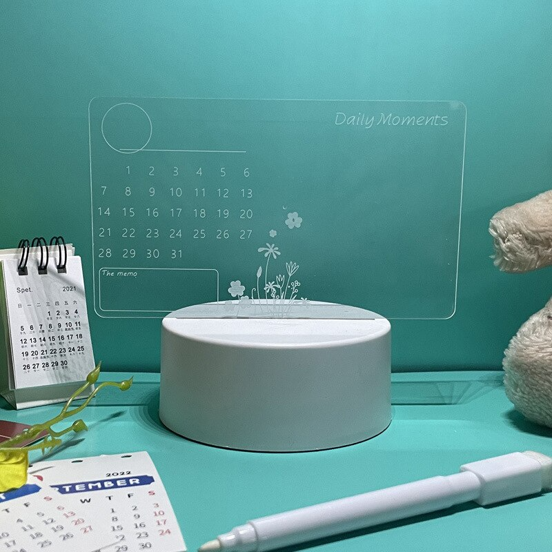 Luminous Household Note Board