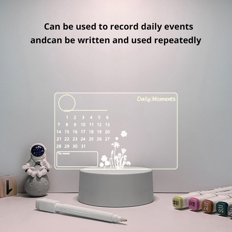 Luminous Household Note Board