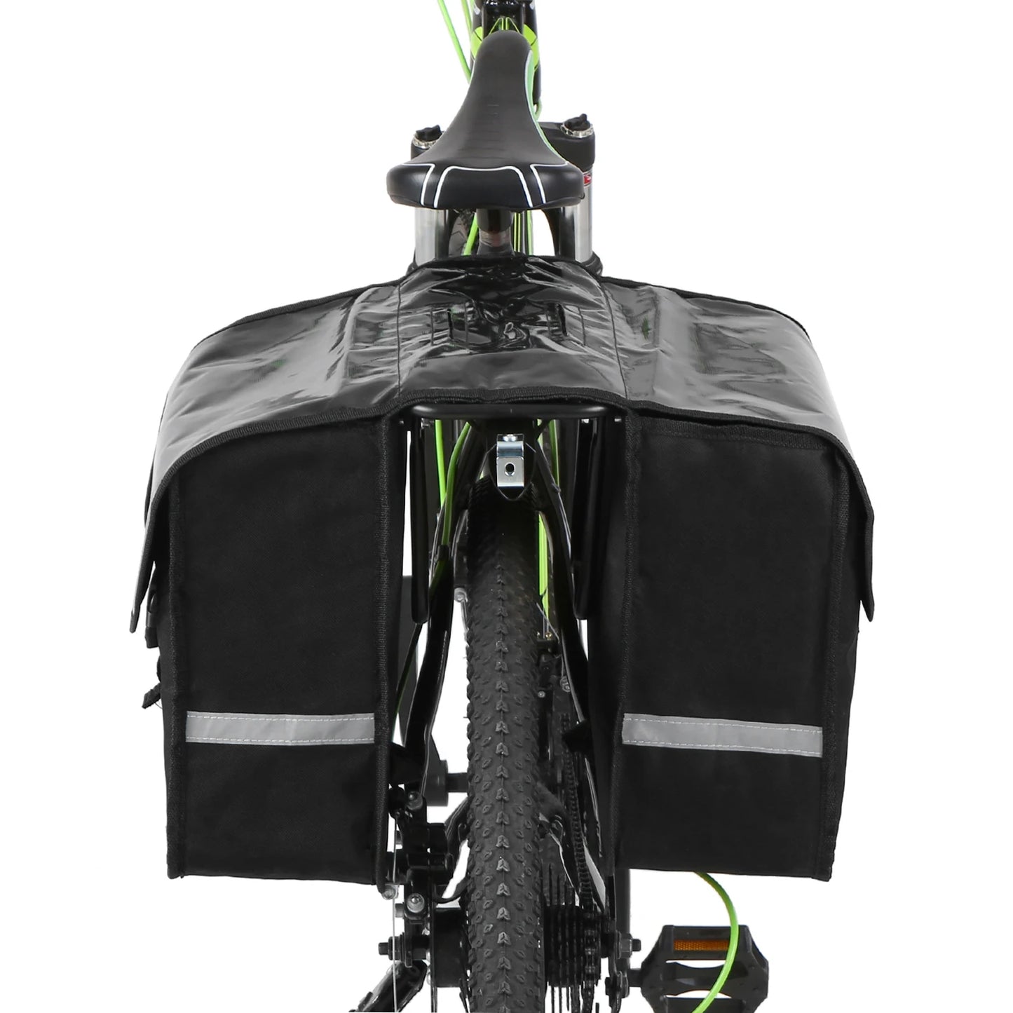 Cycling double side rear rack