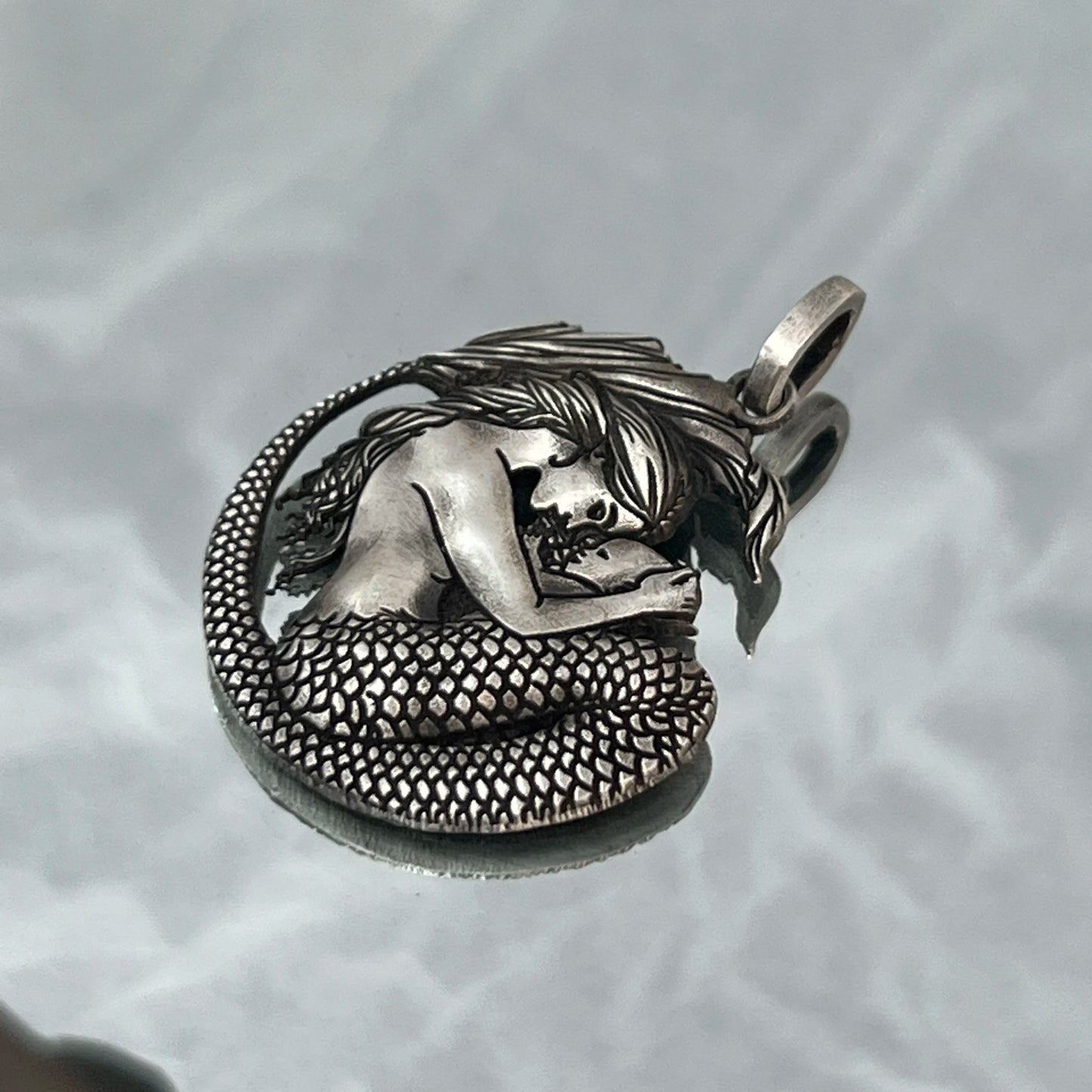 S925 Sterling Silver Vintage Pendant