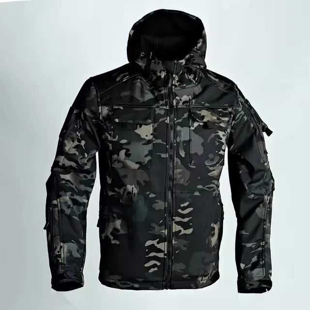 Waterproof windproof hooded jacket