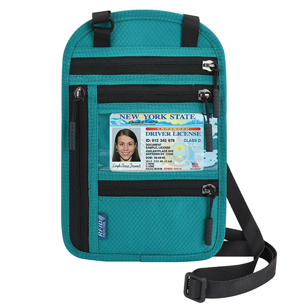 Passport cover rfid credit card holder wallet