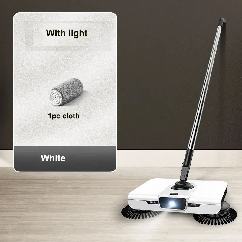 Broom robot vacuum cleaner
