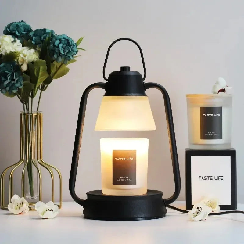 Creative bedroom flameless aroma melting candle lamp