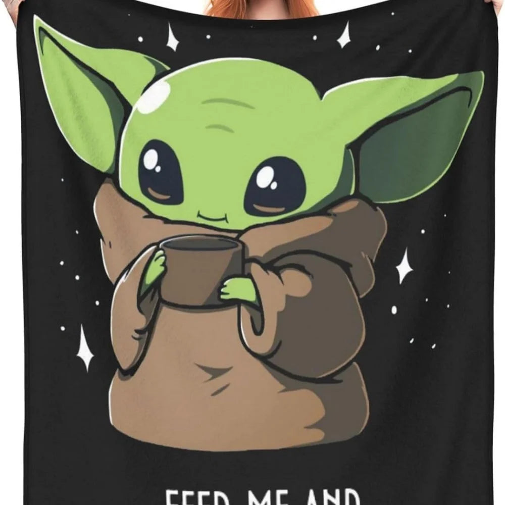Baby yoda soft blanket