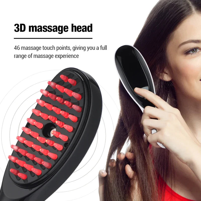 Electric spray massage hair comb