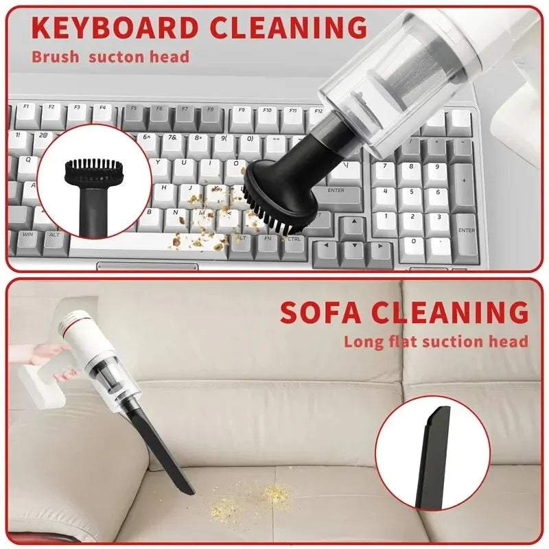 Cordless handheld auto vacuum cleaner