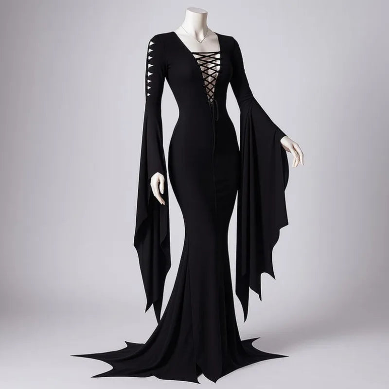 Medieval Gothic Witch Halloween Costume