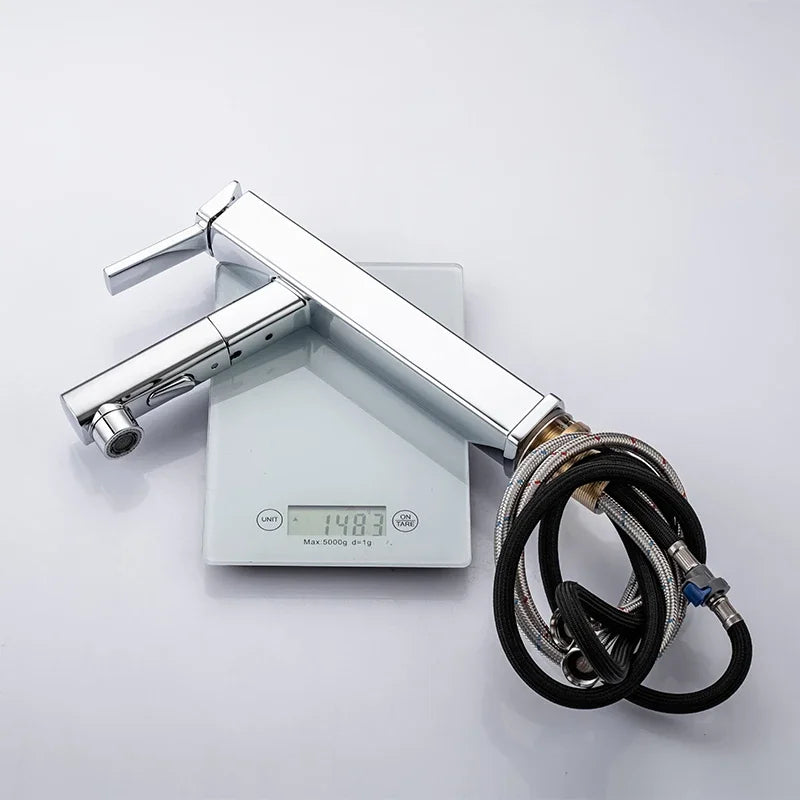 Bathroom tap shower with two modes for sink