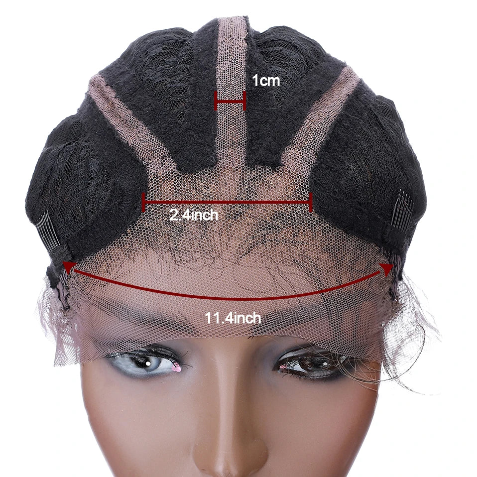 Synthetic 27inches dutch braids wig with baby hair
