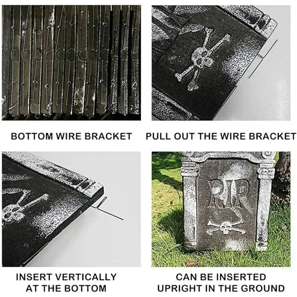 Halloween Yard Signs Tombstone Decoration