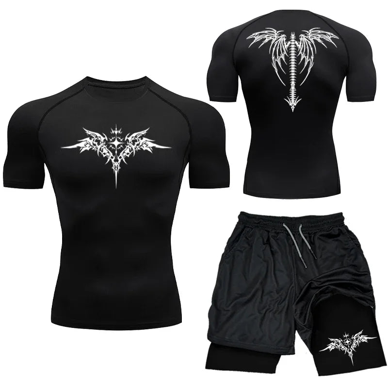 Sportwear compression set for men