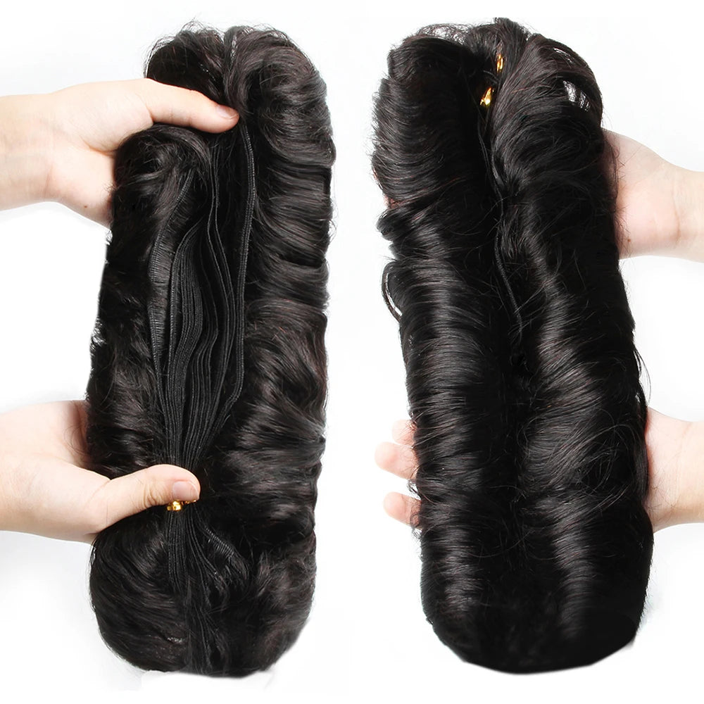 Short brazilian human hair weave bundles