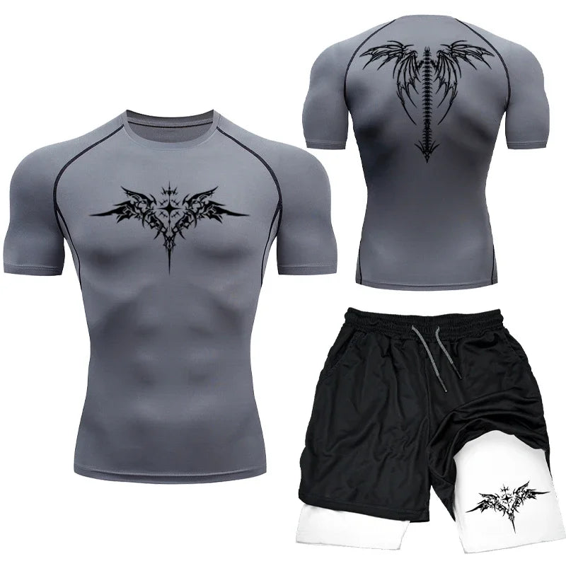 Sportwear compression set for men