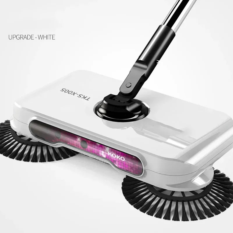 Broom robot vacuum cleaner