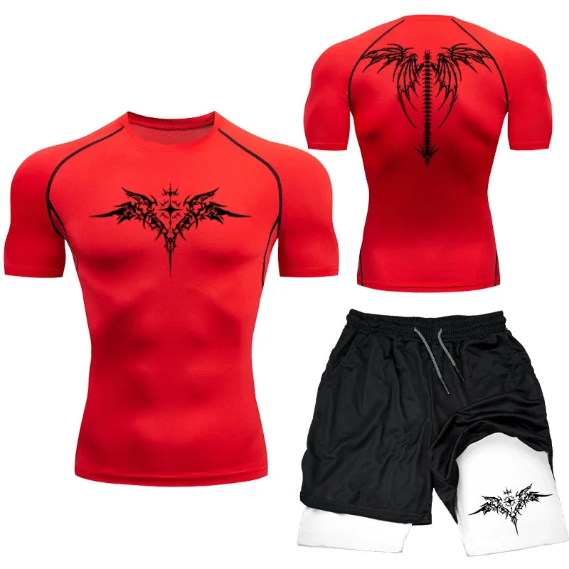 Sportwear compression set for men
