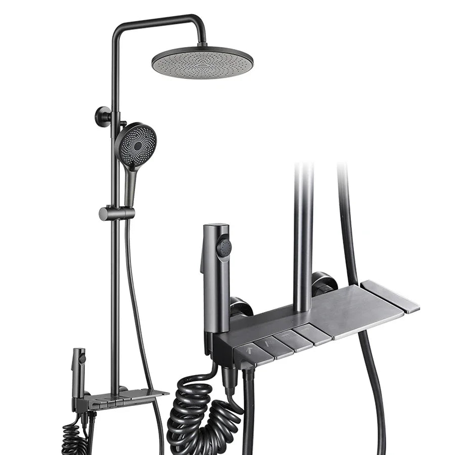 Piano bathroom shower system set