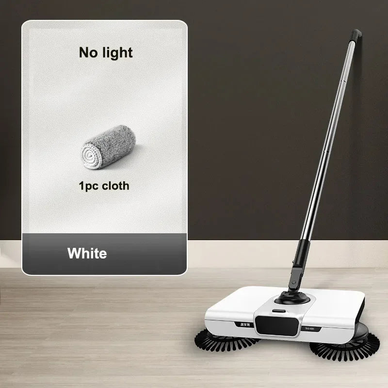Broom robot vacuum cleaner