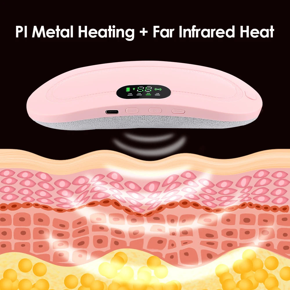 Electric period cramp massager