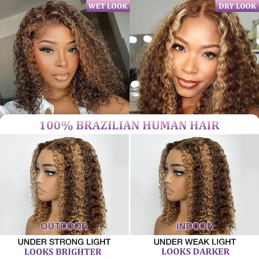 Deep wave 13x4 lace frontal wig