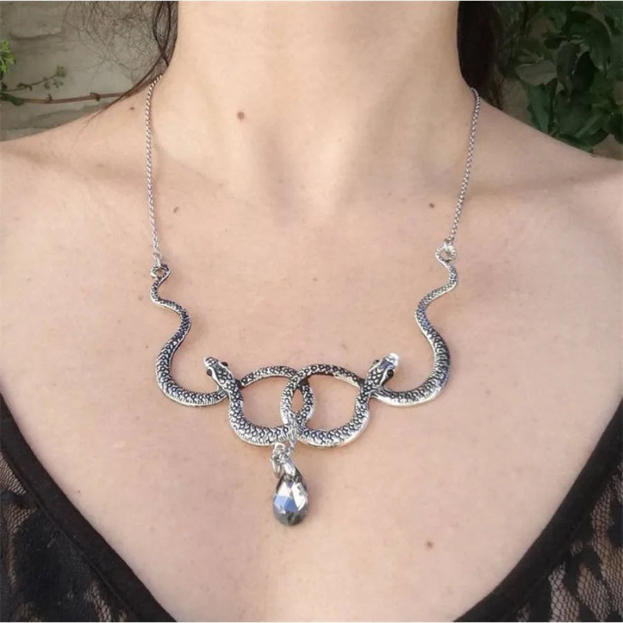 New Medusa Snake Necklace