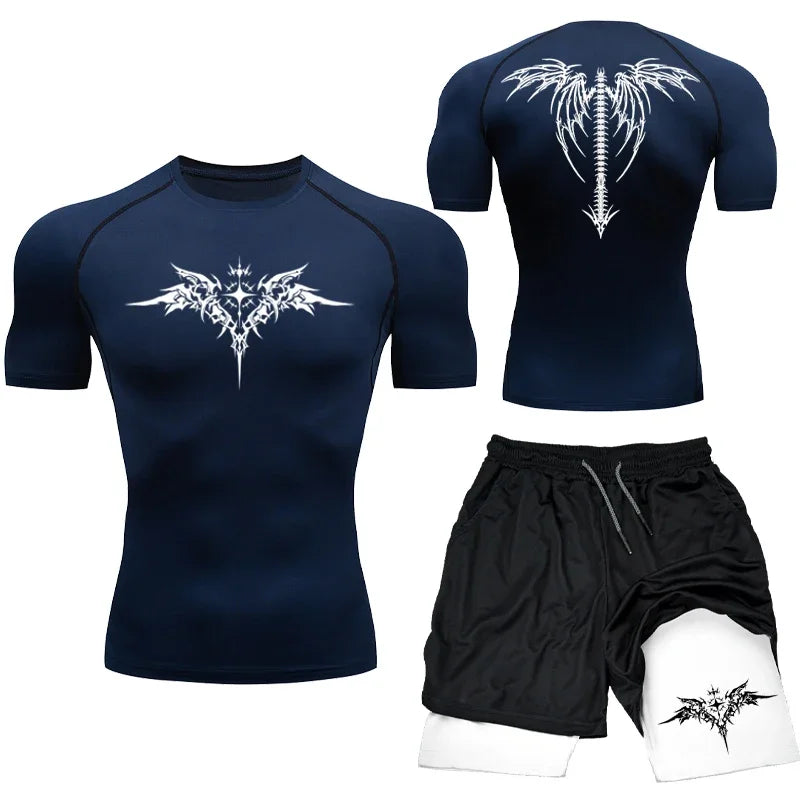 Sportwear compression set for men