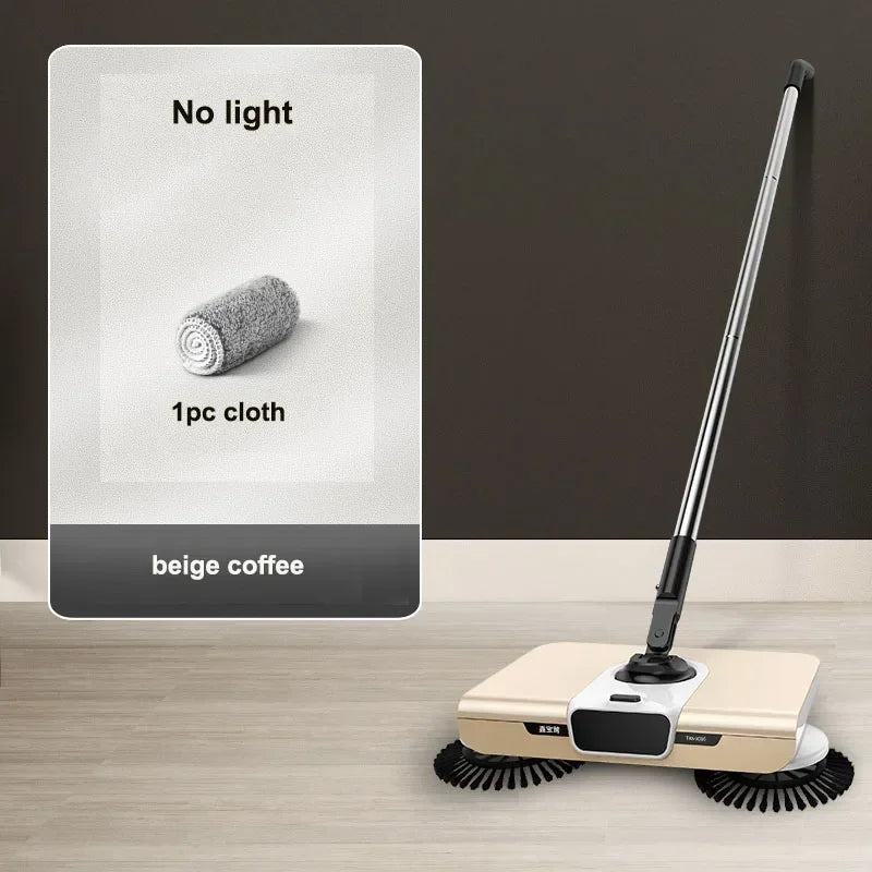 Broom robot vacuum cleaner