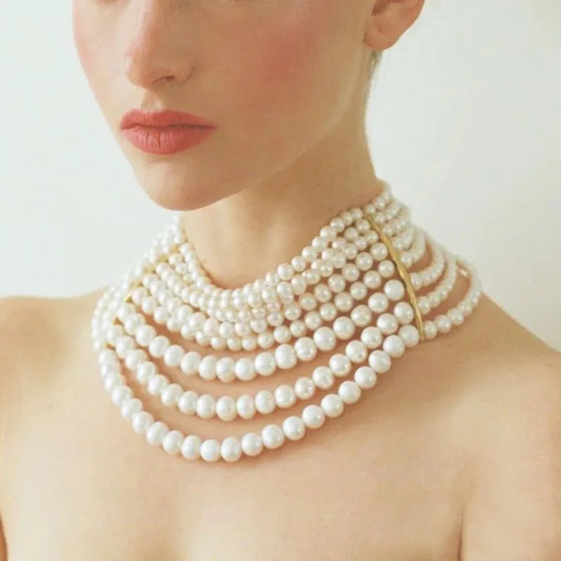 Light Luxury Multi-layer Pearl Necklace