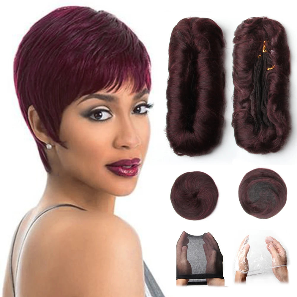 Short brazilian human hair weave bundles