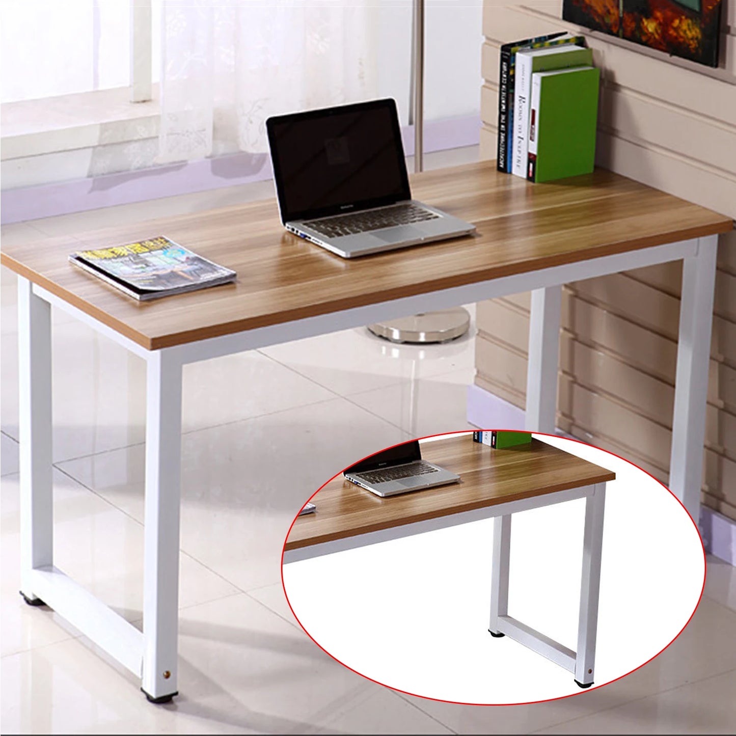 Compact office computer desk