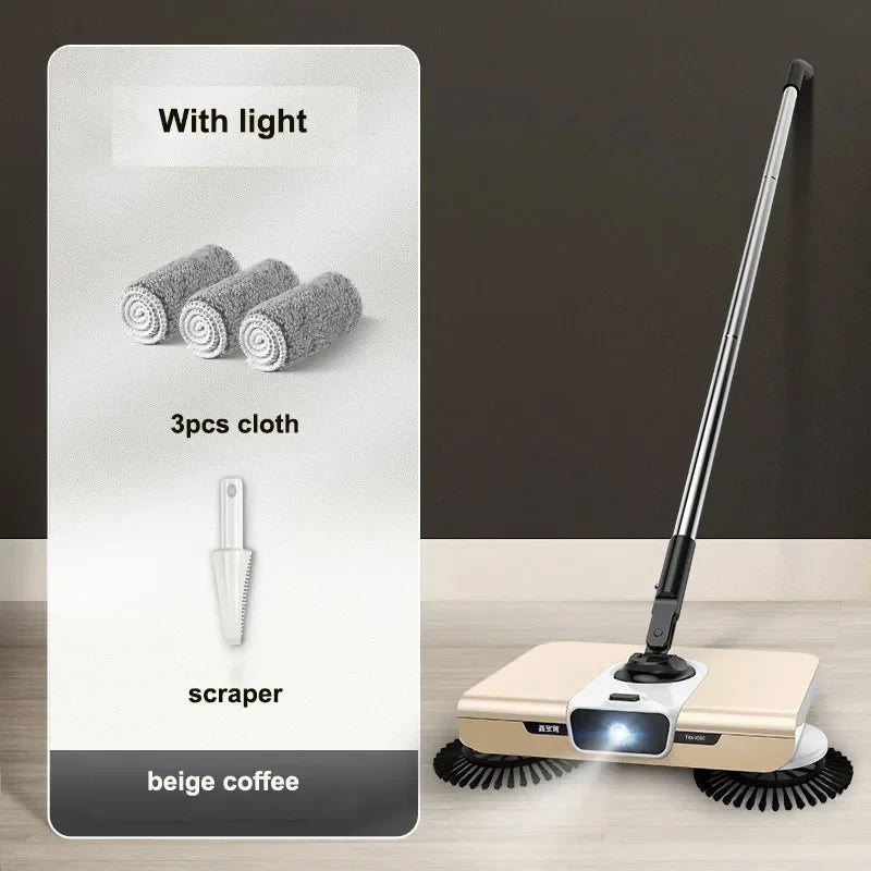 Broom robot vacuum cleaner