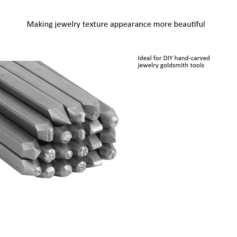 20-piece anvil chisel tools kit for jewelry making