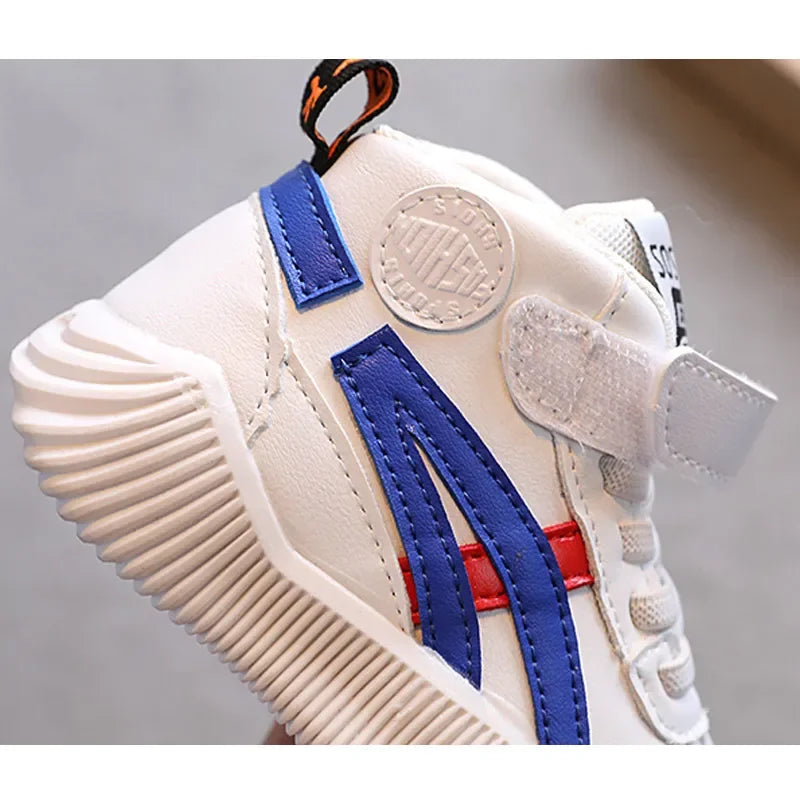 Fashion pu leather autumn boots