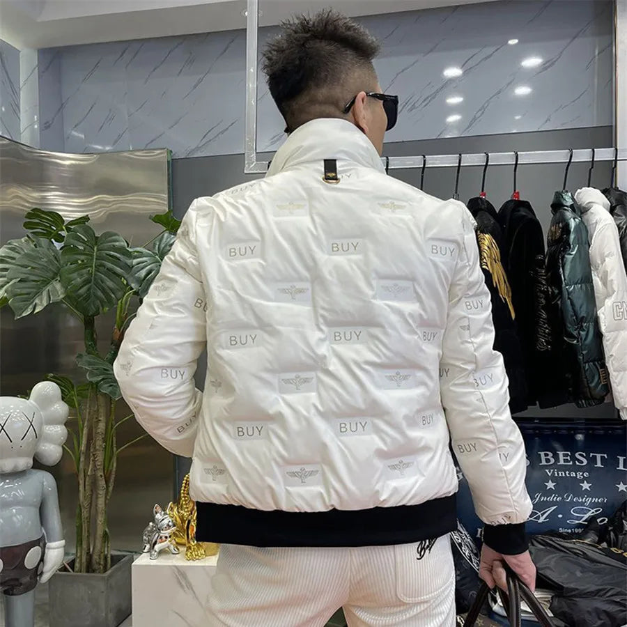 Fashion men's down vintage jacket