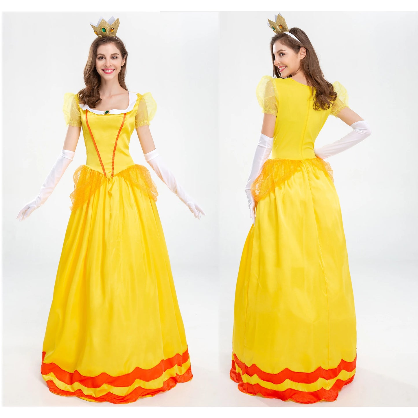 Fancy Cinderella Elsa Cosplay Halloween Dress