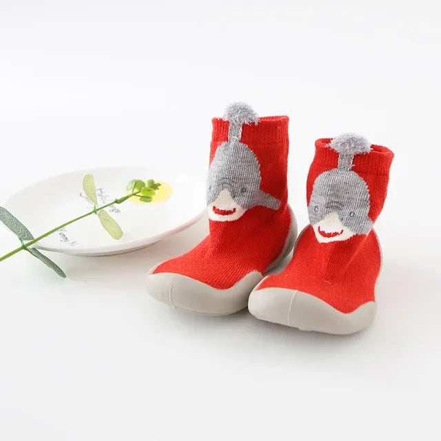 Unisex baby first walker anti-slip shoes