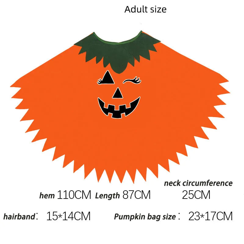 Luminous Pumpkin Cape Halloween Costumes