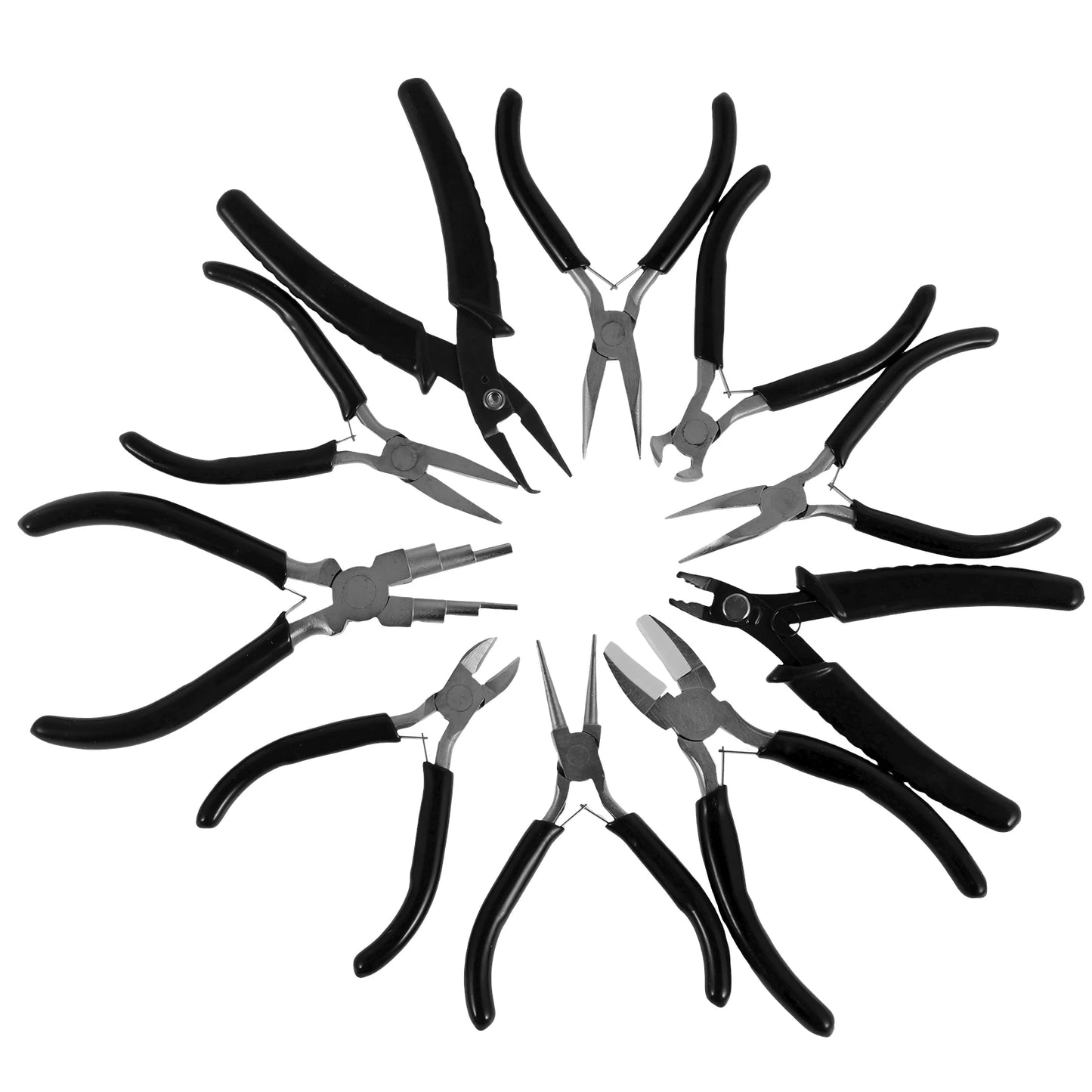 Carbon steel jewelry pliers set
