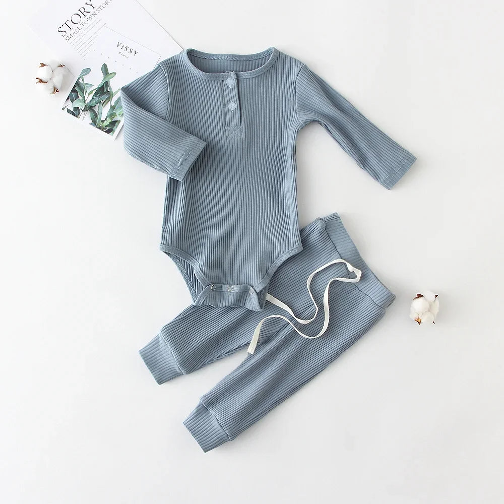 Infant long sleeve bodysuit +pant set