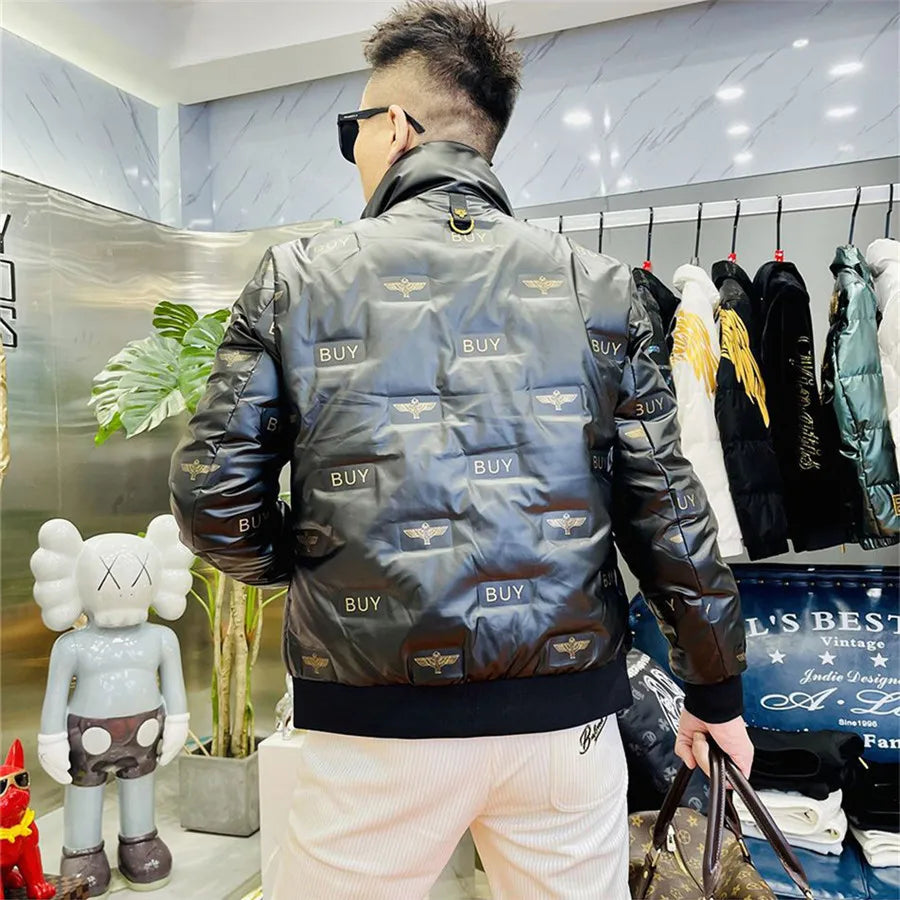 Fashion men's down vintage jacket