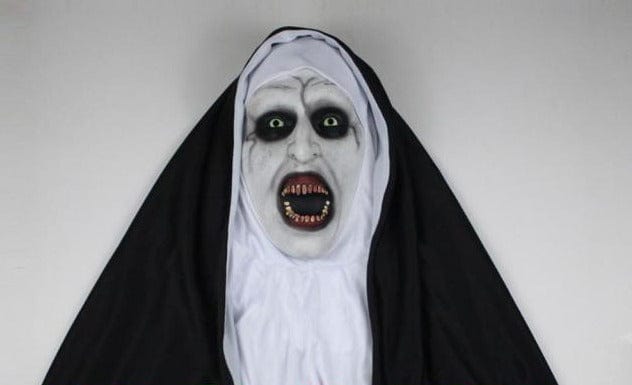 Horror Nun LED Halloween Party Costume