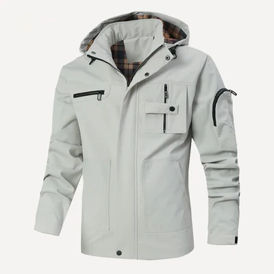 Breathable Windproof Zipper Long Sleeve Coat