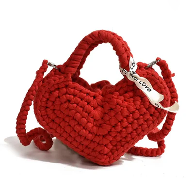 Handmade crochet small handbag