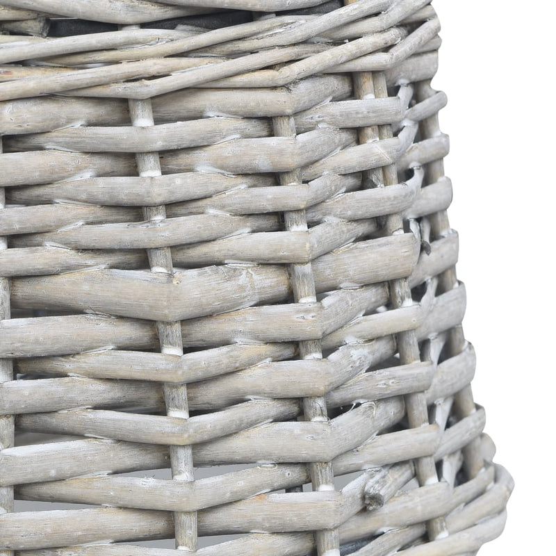 Lamp Shade Wicker 20x15 cm Brown
