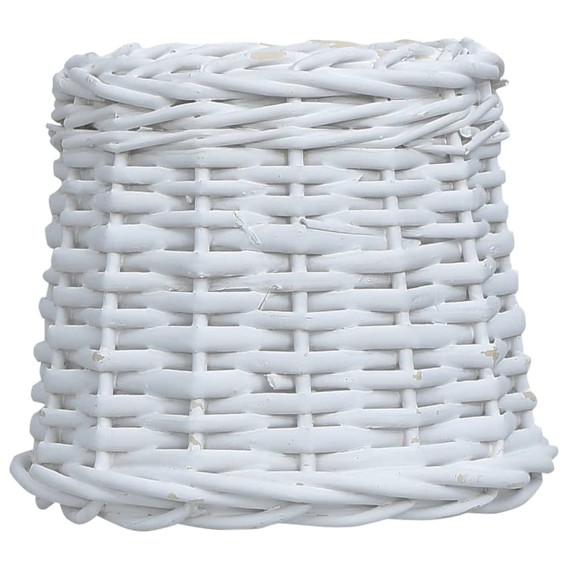 Lamp Shade Wicker 15x12 cm White