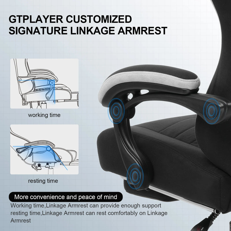 Computer Desk Chair with Pocket Spring Cushion