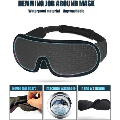 Soft 3d memory foam padded blindfold