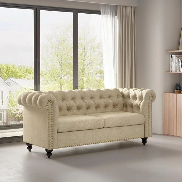 Large Button Back Sofa