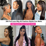 250 Density PrePlucked Hd Lace Front Wig